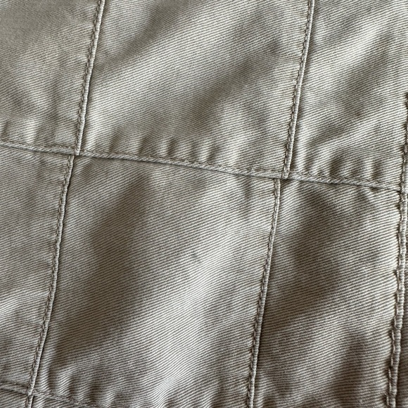 Ann Taylor Y2K patchwork pencil skirt khaki size 4 - Picture 9 of 10